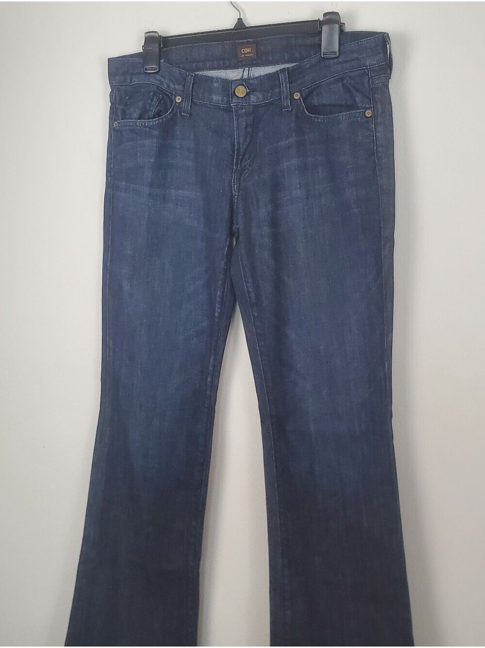 Citizens Of Humanity Dita Dark Blue Women Petite Bootcut Jeans Size 32 Petite - Picture 3 of 14